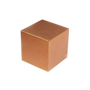 Moderná nástenná lampa medená - Cube vyobraziť