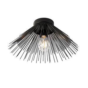 Stropné svietidlo v štýle Art Deco čierne - Broom vyobraziť