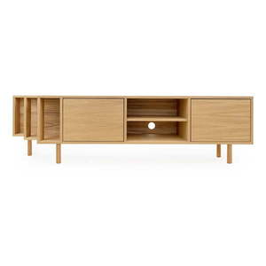TV stolík v dekore duba v prírodnej farbe 189x50x44 cm Shift – Woodman vyobraziť