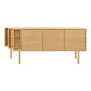 Komoda v dekore duba v prírodnej farbe 189x65x44 cm Shift – Woodman vyobraziť