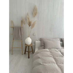 Béžové mušelínové obliečky na jednolôžko 140x200 cm Plain Muslin – Butter Kings vyobraziť