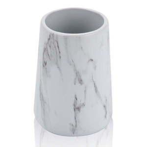 Biely keramický téglik na zubné kefky Marble - Tomasucci vyobraziť