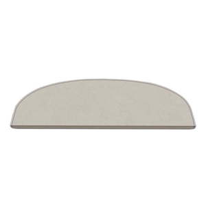Krémovobiele nášľapy na schody v súprave 16 ks 20x65 cm Plain Color – Vitaus vyobraziť