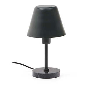 Tmavozelená/čierna mramorová stolová lampa s kovovým tienidlom (výška 32 cm) Calina – Kave Home vyobraziť