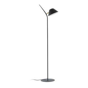 Čierna stojacia lampa s kovovým tienidlom (výška 152 cm) Aurelia – Kave Home vyobraziť