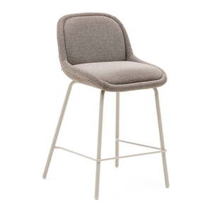 Sivobéžová barová stolička (výška sedadla 65 cm) Aimin – Kave Home vyobraziť