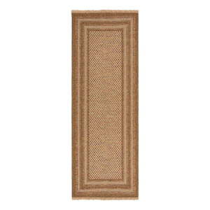 Vonkajší behúň v prírodnej farbe 80x230 cm Layla Border – Flair Rugs vyobraziť