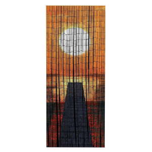 Oranžový bambusový záves do dverí 200x90 cm Sunset - Maximex vyobraziť