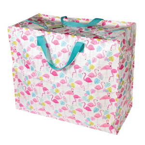 Veľká taška z recyklovaných plastových fliaš Rex London Flamingo Bay, 55 × 48 cm vyobraziť