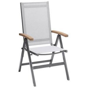 Ambia Garden ZÁHRADNÉ SKLADACIE KRESLO, drevo, kov, textil vyobraziť