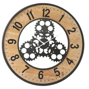 Ambia Home NÁSTENNÉ HODINY, hnedá, čierna, 60 cm vyobraziť