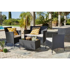 Ambia Garden SÚPRAVA ZÁHRADNÉHO NÁBYTKU, kov, plast, sklo, textil vyobraziť