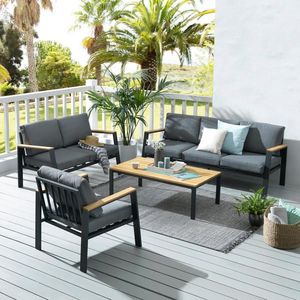 Ambia Garden POHOVKA NA TERASU, drevo, kov, textil vyobraziť