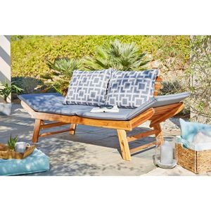 Ambia Garden ZÁHRADNÁ LAVICA, akácia, drevo, textil vyobraziť