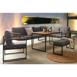 Ambia Garden JEDÁLENSKÁ TERASOVÁ SÚPRAVA 5-dielne, kov, plast, textil vyobraziť
