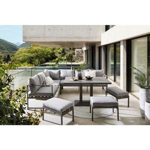 Ambia Garden JEDÁLENSKÁ TERASOVÁ SÚPRAVA, kov, textil vyobraziť