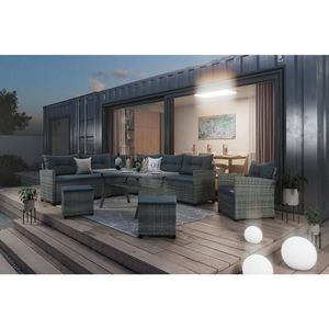 Ambia Garden JEDÁLENSKÁ TERASOVÁ SÚPRAVA 7-dielne, kov, plast vyobraziť