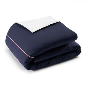 Tommy Hilfiger POSTEĽNÁ BIELIZEŇ, satén, tmavomodrá, 140/200 cm vyobraziť