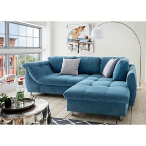 Livetastic ROHOVÁ SEDACIA SÚPRAVA, textil, modrá vyobraziť