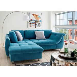 Livetastic ROHOVÁ SEDACIA SÚPRAVA, textil, modrá vyobraziť