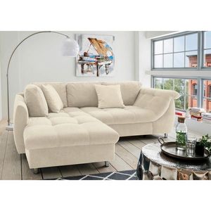 Livetastic ROHOVÁ SEDACIA SÚPRAVA, textil, béžová vyobraziť