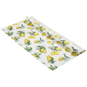 Esposa OBRUS, 85/85 cm, žltá, biela vyobraziť