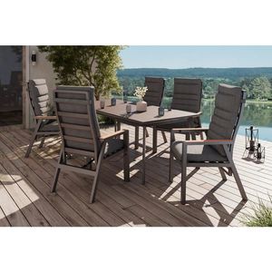 Ambia Garden ZÁHRADNÉ RELAXAČNÉ KRESLO, kov, plast, textil vyobraziť