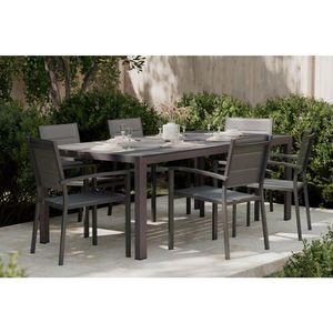 Ambia Garden ZÁHRADNÝ STÔL, kov, plast, 210/74/100 cm vyobraziť