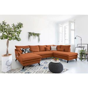 P & B SEDACIA SÚPRAVA, textil, terakota vyobraziť