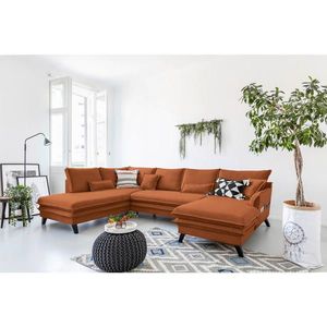 P & B SEDACIA SÚPRAVA, textil, terakota vyobraziť