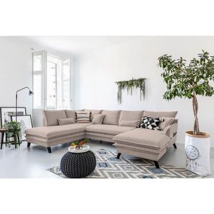 P & B SEDACIA SÚPRAVA, textil, sivohnedá vyobraziť