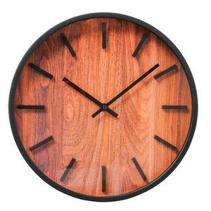 XXXL NÁSTENNÉ HODINY, prírodná farba, čierna, 30 cm vyobraziť