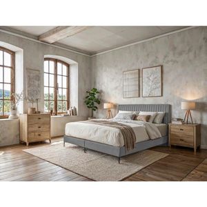 MID.YOU BOXSPRINGOVÁ POSTEĽ, 180/122 cm, sivá vyobraziť