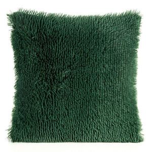 ArtFir Obliečka na vankúš DESIGN91 chlpatá | tmavá zelená 40 x 40 cm vyobraziť