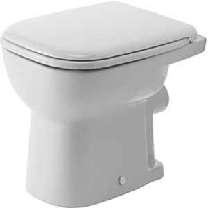 DURAVIT - D-Code Stojace WC, ploché splachovanie, zadný odpad, biela 21090900002 vyobraziť