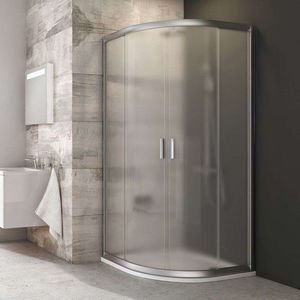 RAVAK - Blix Štvrťkruhový sprchovací kút posuvný štvordielny BLCP4, 78 cm-80x78 cm-80 cm-farba satin, sklo grape 3B240U00ZG vyobraziť