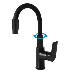 RAV Slezák - Vodovodná batéria umývadlová s flexibilným ramienkom čierna matná, Farba: čierna matná, Rozmer: 1/2'' CO119.5/15CMAT vyobraziť