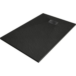 MEXEN/S - Hugo sprchová vanička SMC 100x80, čierna, krytka čierna 42708010-B vyobraziť