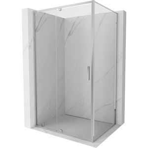 MEXEN/S - Exo sprchovací kút dvere krídlové 150 x 85 cm, transparent, chróm 819-150-085-01-00 vyobraziť