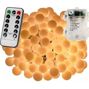 VOLTRONIC Svetielka 5 m, 50 LED, teplá biela, na batérie vyobraziť
