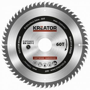 Kreator pílový kotúč na drevo - 185 mm, 60 T vyobraziť