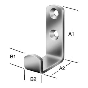 Závesný hák biely ˝U˝65x87x35x17 mm vyobraziť