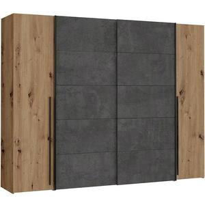Skriňa Narago 270 cm Dub Artisan/Betón vyobraziť