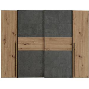 Skriňa Narago 270 cm Dub Artisan/Betón vyobraziť