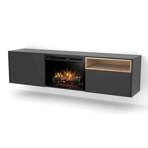 Elektrický krb Tecero 26" čierny/dub vyobraziť