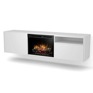 Elektrický krb Tecero-W05 26" biely mat vyobraziť