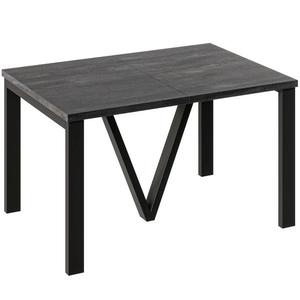 Rozkladací stôl 130-405 cm Titan čierny betón vyobraziť