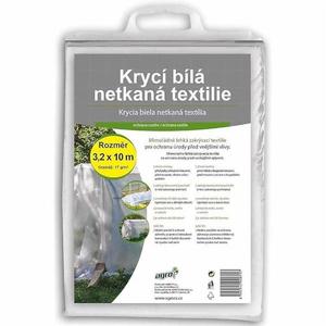Agro CS Textília biela netkaná 3, 2 x 10 m - taška s uchom - 17g/m2 vyobraziť