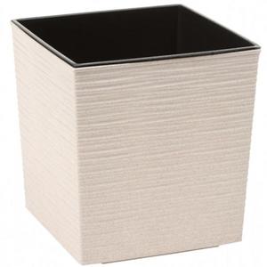 Obal na kvetináč Juka ECO 25x25x26cm biely vyobraziť
