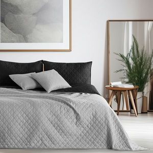 DecoKing Prehoz na posteľ Axel čierna/sivá, 220 x 240 cm, 220 x 240 cm vyobraziť